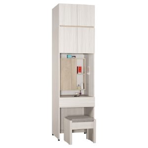 ☆DE德一家具☆克萊格2尺被櫥式鏡台式衣櫥 CM25-1010-4
