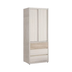 ☆DE德一家具☆克萊格2.7尺三抽拉門衣櫥 CM25-1016-2
