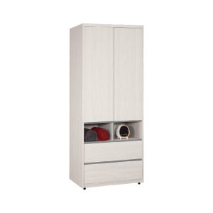 ☆DE德一家具☆希斯洛2.7尺二抽單吊衣櫥 CM25-1040-4
