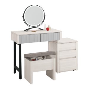 ☆DE德一家具☆喬倫斯2.7尺伸縮化妝台全組(鏡台) CM25-1041-3