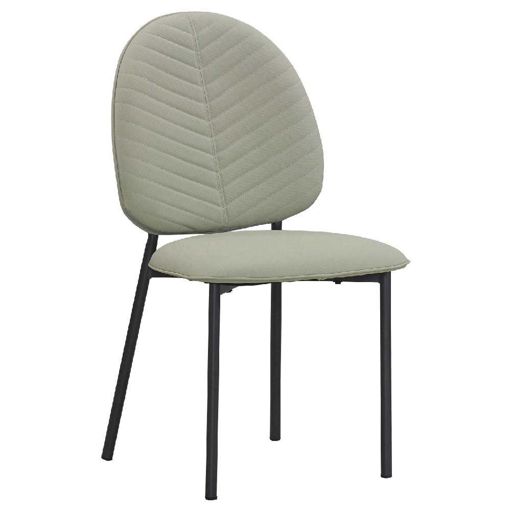 ☆DE德一家具☆紹萊綠色皮餐椅 ZX25-591-8