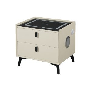 ☆DE德一家具☆史丹尼白色1.7尺智能床頭櫃 CM25-1312-3