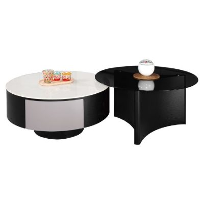 ☆DE德一家具☆奧提斯組合岩板茶几全組 CM25-1402-1