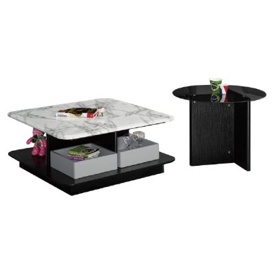 ☆DE德一家具☆溫沃斯組合原石茶几全組 CM25-1403-1