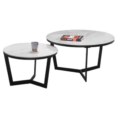 ☆DE德一家具☆奧麗安組合岩板茶几全組 CM25-1417-2