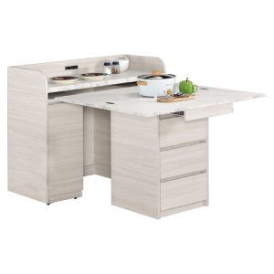 ☆DE德一家具☆克萊格3.5尺仿石面活動式餐櫃 CM25-1688-1