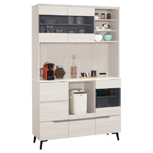 ☆DE德一家具☆羅恩4尺仿石面收納櫃全組 CM25-1692-1
