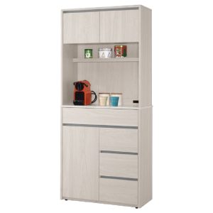 ☆DE德一家具☆希斯洛2.5尺仿石面收納櫃全組 CM25-1695-1