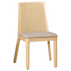 ☆DE德一家具☆亞肯灰色皮餐椅 CM25-1871-2