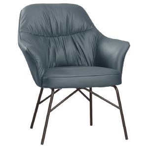☆DE德一家具☆澳典灰色布休閒椅 CM25-1875-13