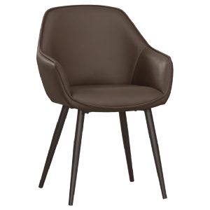 ☆DE德一家具☆彼得咖啡皮餐椅 CM25-1876-4