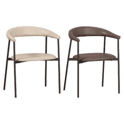 ☆DE德一家具☆露西餐椅 CM25-1876-9~10