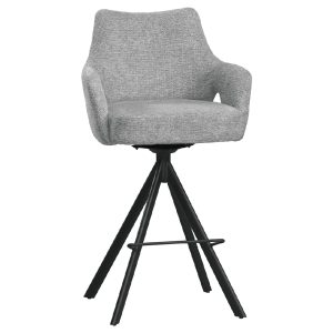 ☆DE德一家具☆強尼灰色布高吧椅 CM25-1883-1
