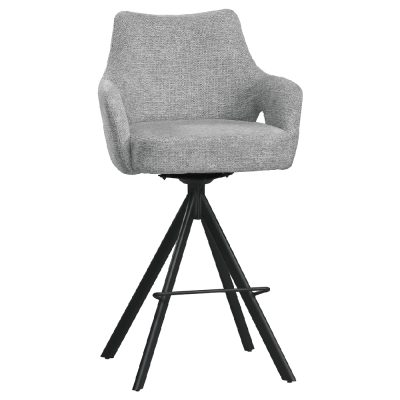 ☆DE德一家具☆強尼灰色布高吧椅 CM25-1883-1
