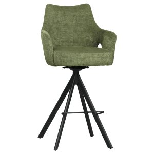 ☆DE德一家具☆強尼綠色布高吧椅 CM25-1883-3