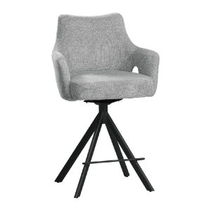 ☆DE德一家具☆強尼灰色布中吧椅 CM25-1884-1