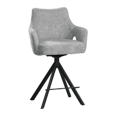 ☆DE德一家具☆強尼灰色布中吧椅 CM25-1884-1