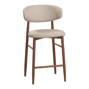 ☆DE德一家具☆奈德米色布中吧椅 CM25-1884-5