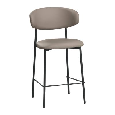 ☆DE德一家具☆納特米色皮中吧椅 CM25-1884-7