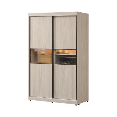 ☆DE德一家具☆夏禾4x7推門長虹玻璃衣櫃 CX25-008-11