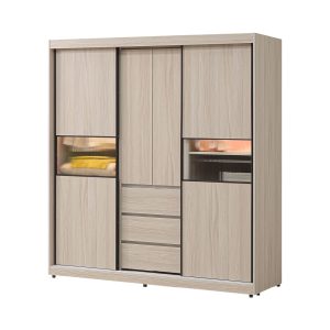 ☆DE德一家具☆夏禾6x7推門長虹玻璃衣櫃 CX25-008-7