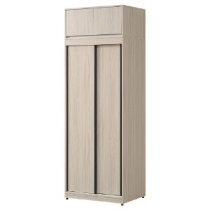 ☆DE德一家具☆夏禾3x7雙吊推門衣櫃+被櫃 CX25-008-9+10