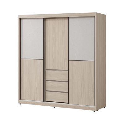 ☆DE德一家具☆夏禾6x7雙色推門衣櫃 CX25-010-5