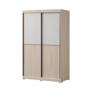☆DE德一家具☆夏禾4x7雙色推門衣櫃 CX25-010-4