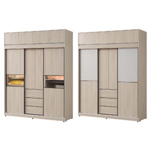 ☆DE德一家具☆夏禾推門衣櫃 CX25-008-7~12／010-4~5