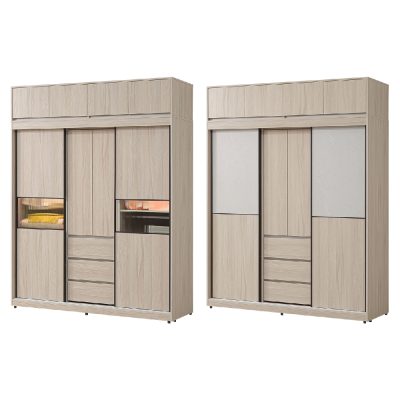 ☆DE德一家具☆夏禾推門衣櫃 CX25-008-7~12／010-4~5