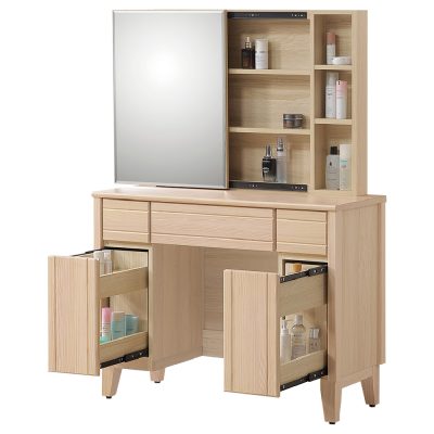 ☆DE德一家具☆米樂實木洗白3.3尺鏡台 CX25-013-6