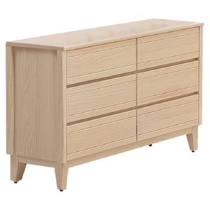 ☆DE德一家具☆米樂實木洗白4尺六斗櫃 CX25-013-7