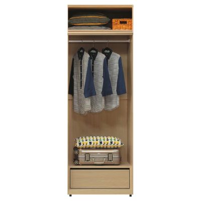 ☆DE德一家具☆萊德2.5尺單吊衣櫃+被櫥 CX25-017-5+11