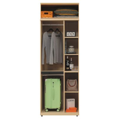 ☆DE德一家具☆萊德2.5尺半開放衣櫃+被櫥 CX25-017-6+11