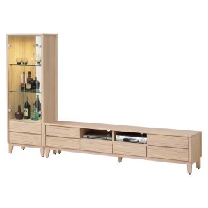 ☆DE德一家具☆米樂實木洗白展示櫃／長櫃 CX25-293-1~4