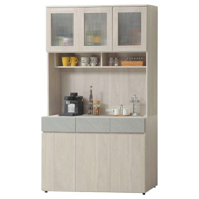 ☆DE德一家具☆米娜4尺餐櫃全組 CX25-390-3+6