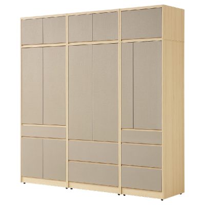 ☆DE德一家具☆原麥白橡衣櫃／上被櫃 JX25-1-10~14