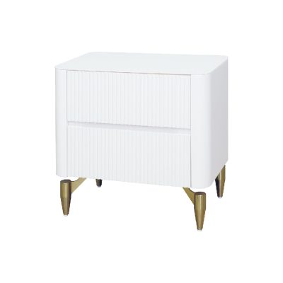 ☆DE德一家具☆奶油白二抽櫃 JX25-101-6