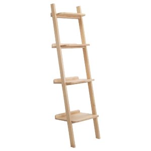 ☆DE德一家具☆北歐洗白色實木展示架 JX25-118-4