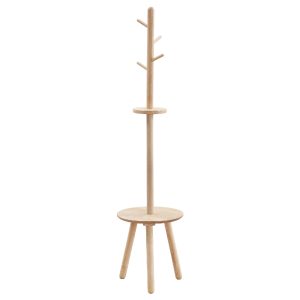 ☆DE德一家具☆北歐洗白色實木衣帽架 JX25-118-6
