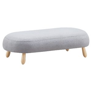 ☆DE德一家具☆北歐風灰布矮長凳 JX25-118-7
