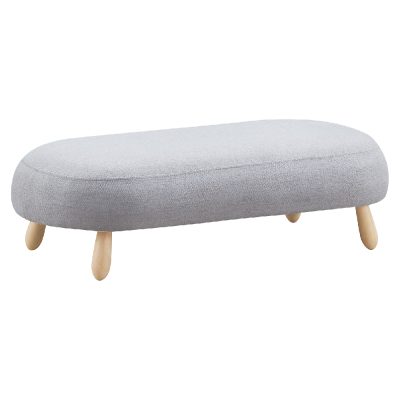 ☆DE德一家具☆北歐風灰布矮長凳 JX25-118-7