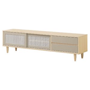 ☆DE德一家具☆原麥白橡6尺電視櫃 JX25-125-1