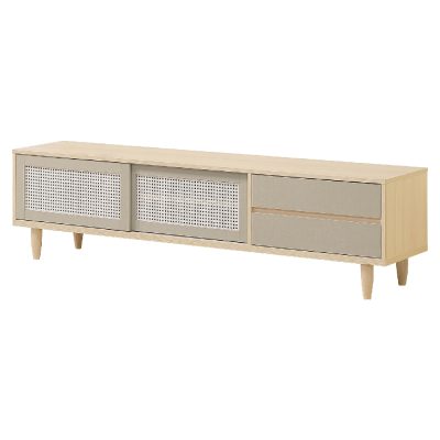 ☆DE德一家具☆原麥白橡6尺電視櫃 JX25-125-1