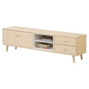☆DE德一家具☆朵兒白橡6尺電視櫃 JX25-125-3