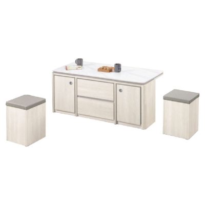 ☆DE德一家具☆路易士岩板茶几（1307） JX25-126-1