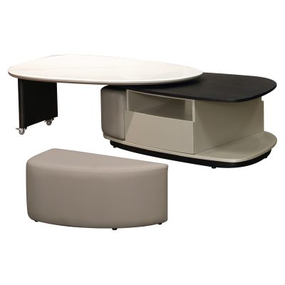 ☆DE德一家具☆列維旋轉大茶几 JX25-128-3
