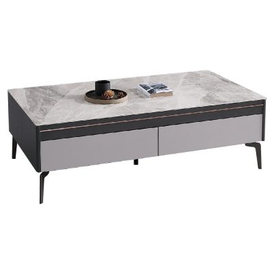 ☆DE德一家具☆波克岩板大茶几 JX25-129-1