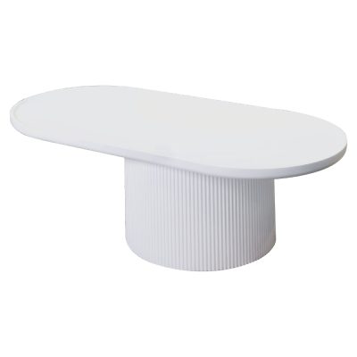 ☆DE德一家具☆奶油白大茶几 JX25-130-1