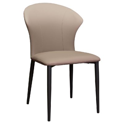 ☆DE德一家具☆洛可卡其色餐椅 JX25-179-2